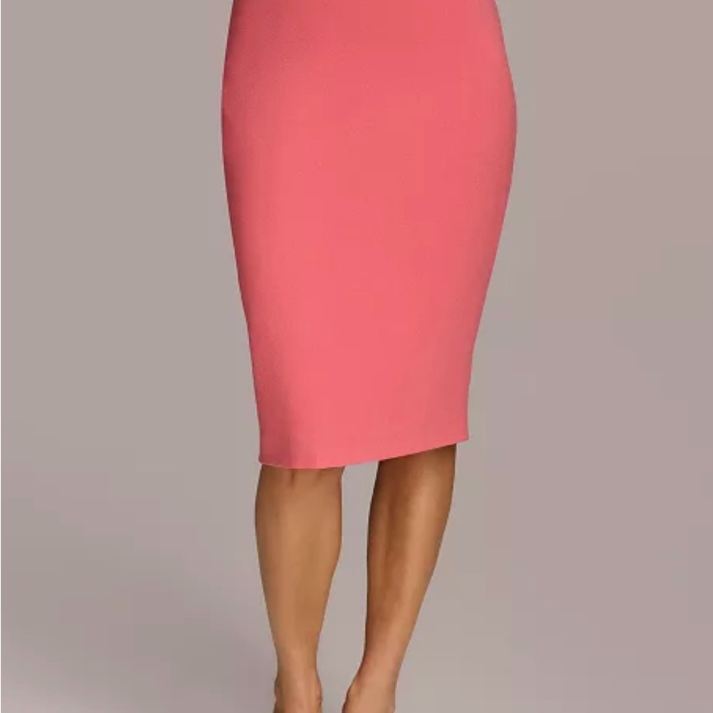 NWT Donna Karan Pink Pencil Skirt - Picture 2 of 4